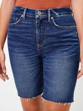 LOFT NWT Denim Bike Shorts size 27